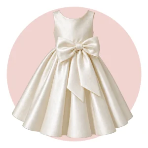 Ivory Bow Dress